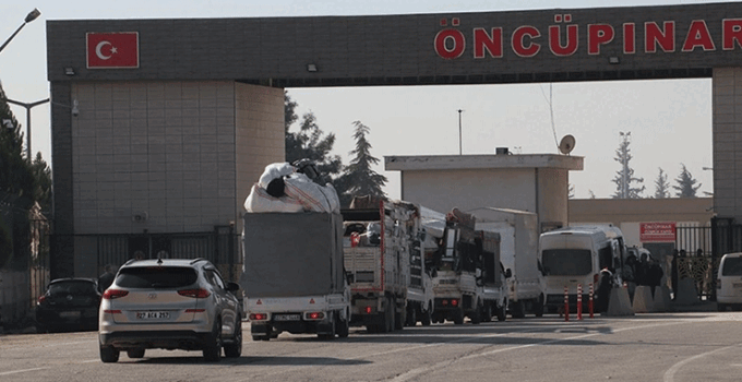 Hudut kapılarından Suriye’ye pasaportla geçiş işlemleri başladı