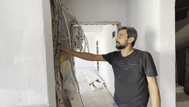 İnşaattan 150 bin liralık kablo hırsızlığı