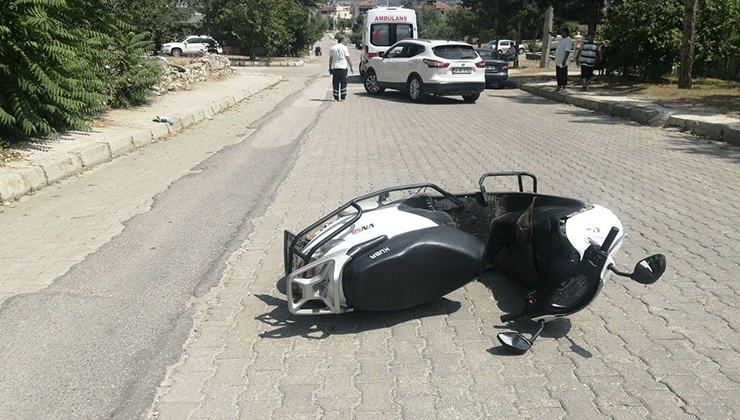 Isparta’da motosiklet kazası: 2 yaralı