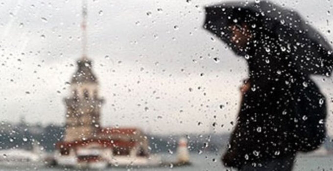 İstanbul’da beklenen yağış başladı
