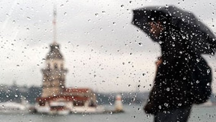 İstanbul’da beklenen yağış başladı