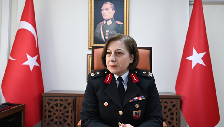 Jandarmanın ilk kadın tuğgenerali göreve başladı