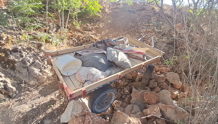 Karaman’da at arabası şarampole yuvarlandı: 4 yaralı