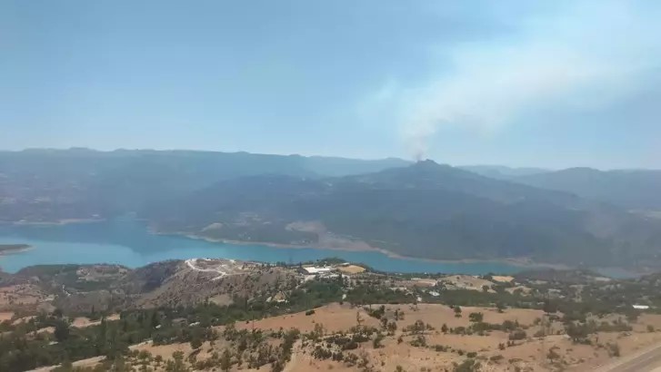 Karaman’da orman yangını