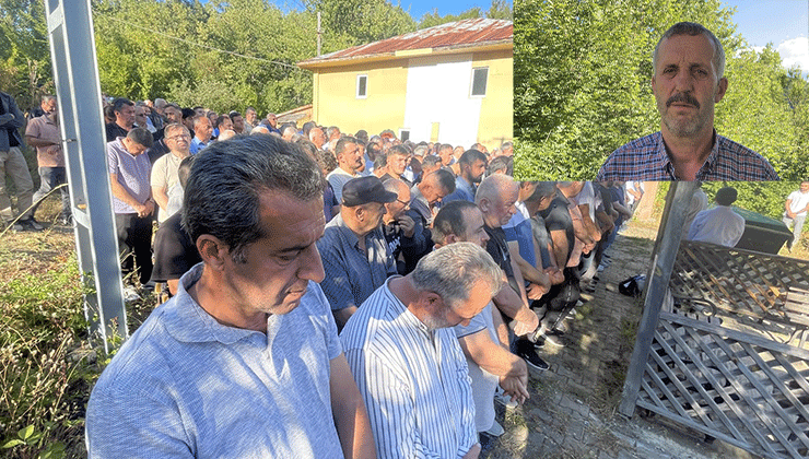 Kestiği ağacın altında kalarak kalp krizi geçiren işçi toprağa verildi