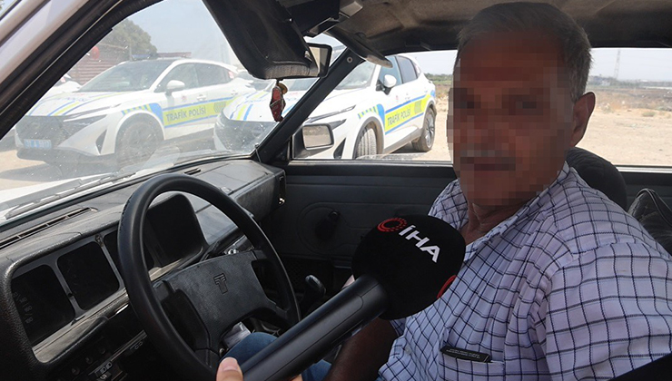 Kırmızı ışıkta durmayarak polisin dron kamerasına yakalanan sürücü: “Allah devletimizden razı olsun”