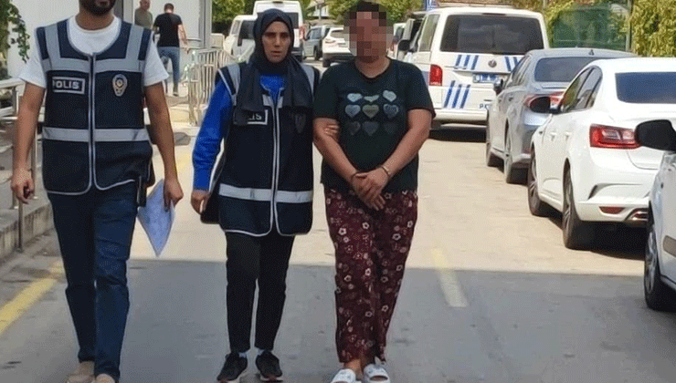 Kızını bıçakla kovalayan anne tutuklandı