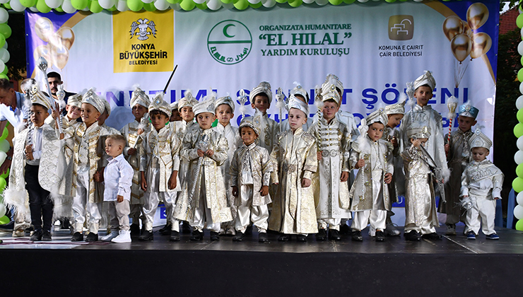Konya Büyükşehir kardeş şehir Üsküp’te sünnet şöleni gerçekleştirdi