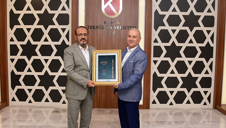 Konya Ispartalılar Derneği’nden Rektör Çelik’e ziyaret