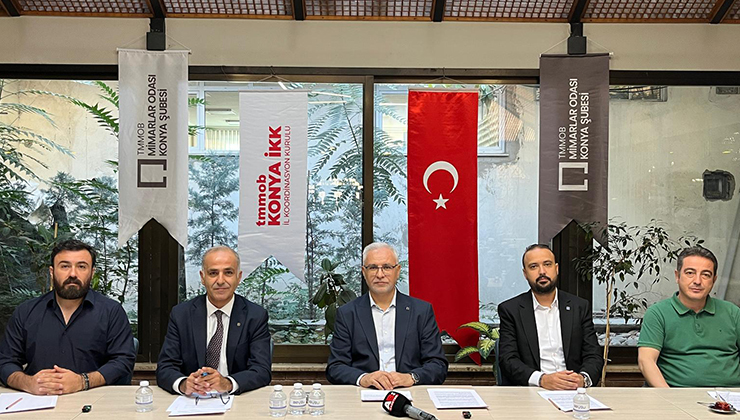 Konya Mimarlar Odası’ndan dirençli kentler çağrısı
