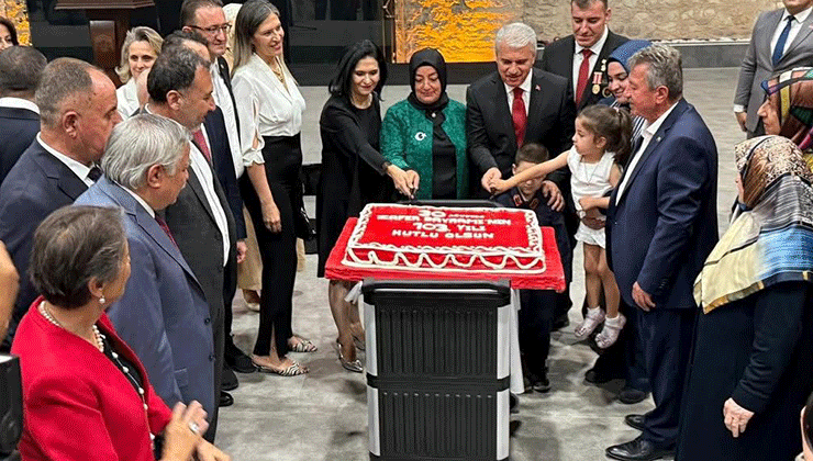 Konya protokolü 30 Ağustos resepsiyonunda bir araya geldi
