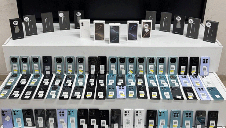 Konya’da 2.5 milyon lira değerinde kaçak cep telefonu ele geçirildi