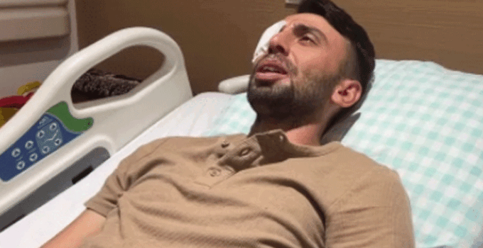 Konya’da balkondan açılan ateşte yaralanan işçi o anları anlattı: “Sağ gözümden oldum”