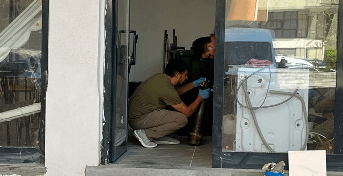 Konya’da bir apartmanda top mermisi bulundu