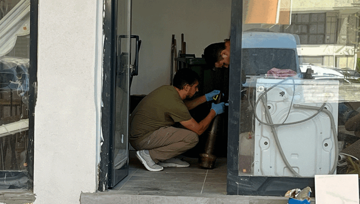 Konya’da bir apartmanda top mermisi bulundu