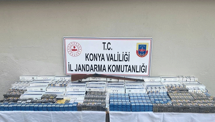 Konya’da kaçakçılara operasyon