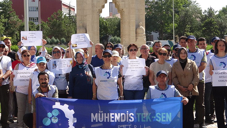 Konya’da Mühendis Tek-Sen Enerji Sendikası’ndan zam açıklaması