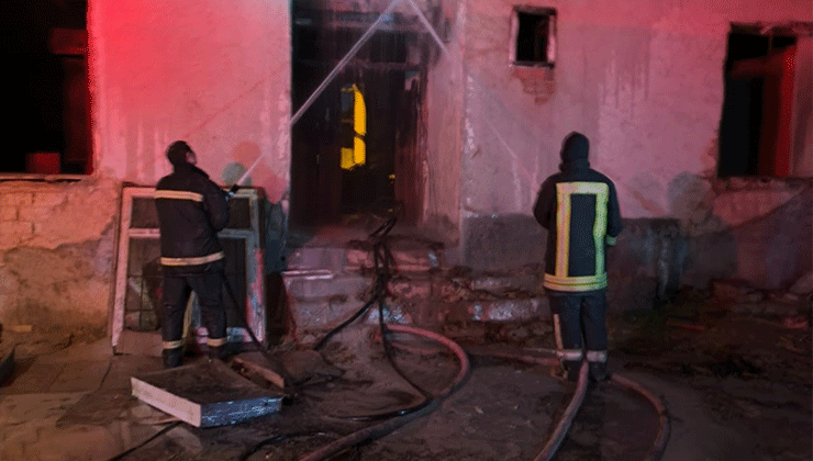 Konya’da müstakil evde yangın
