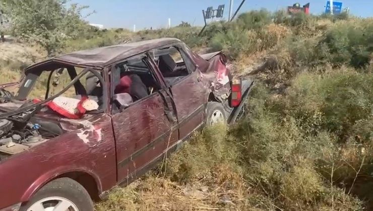 Konya’da otomobil yoldan çıktı: 7 yaralı