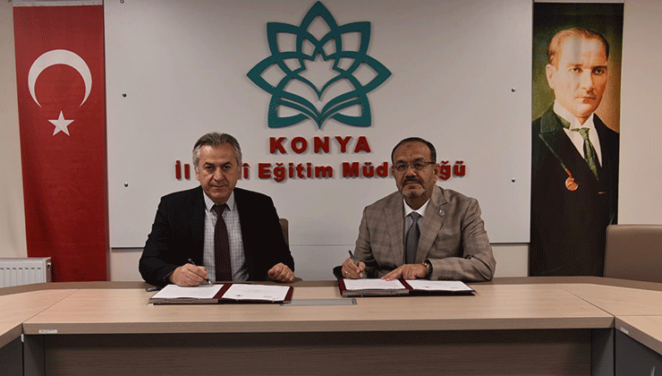 Konya İl Milli Eğitim Müdürlüğü ile KTÜN arasında protokol imzalandı