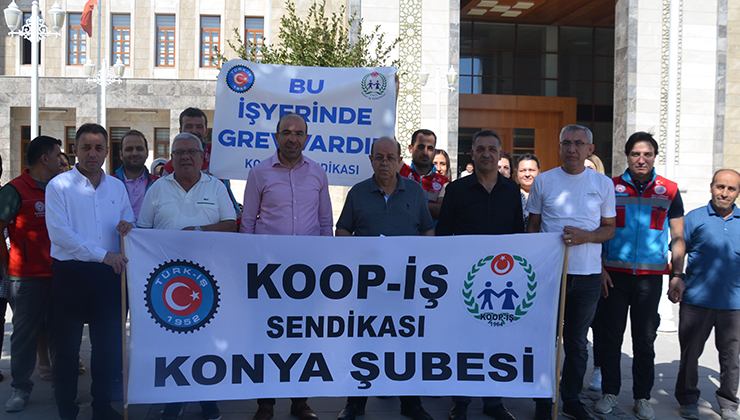 Konya’daki o dernek grevde
