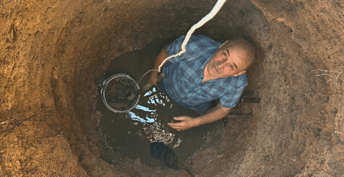 Konyalı çiftçi: 80 yıllık kuyumuzda ilk kez su bitti