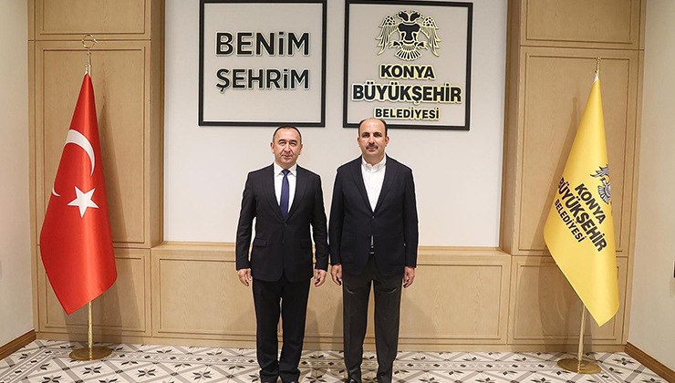 Konya’ya gelen Büyükelçi Khaydarov: “Sanayi bölgelerindeki işleri görünce şok oldum”