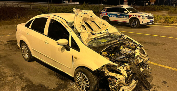 Kuzey Marmara Otoyolu’nda otomobilin çarptığı yaya hayatını kaybetti