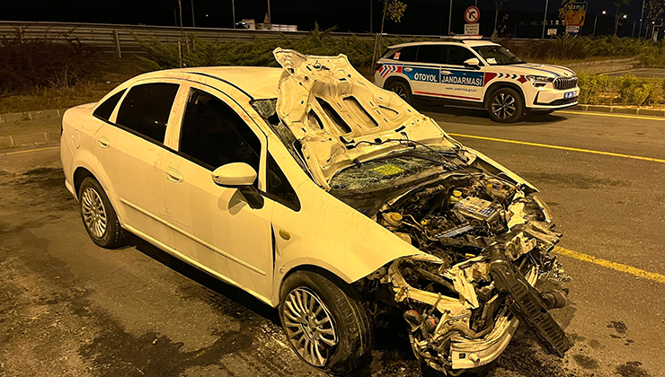 Kuzey Marmara Otoyolu’nda otomobilin çarptığı yaya hayatını kaybetti
