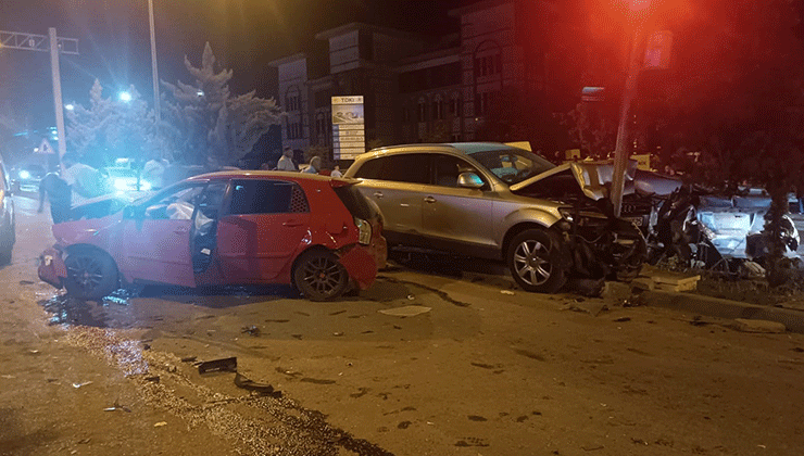 Malatya’da zincirleme kaza: 7 yaralı