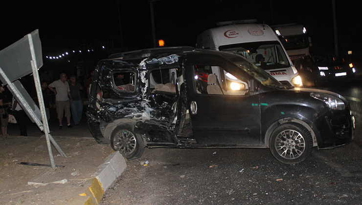 Manisa’da feci kaza: 1 ölü, 8 yaralı