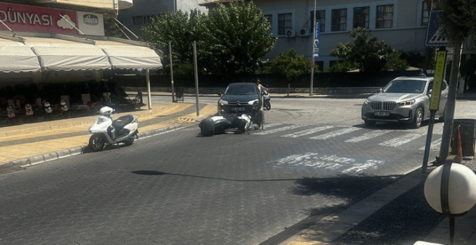 Marmaris’te motosiklet kazası