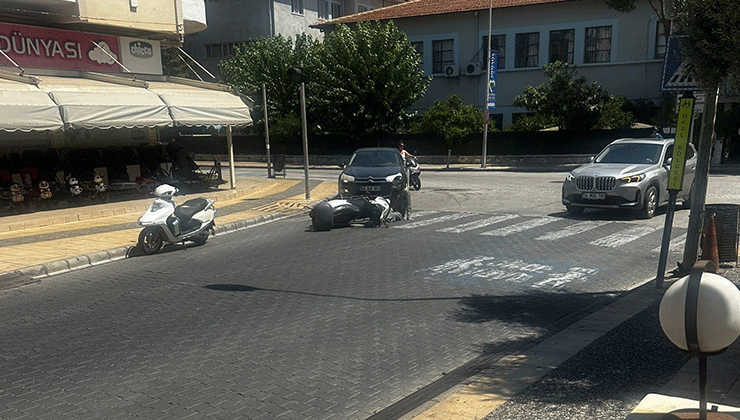 Marmaris’te motosiklet kazası