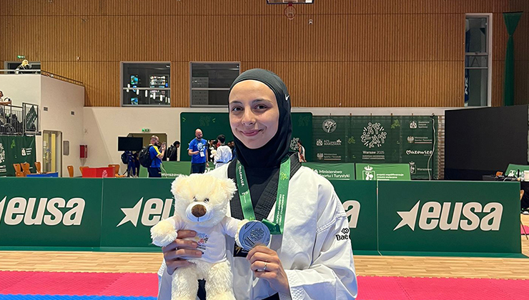 Meram’lı sporcu Avrupa ikincisi