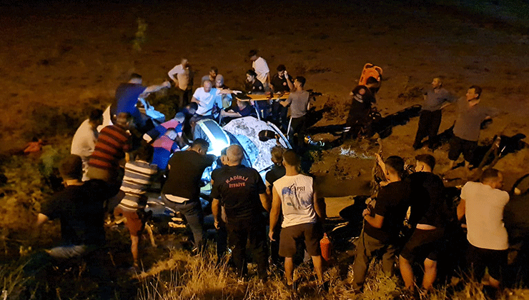 Osmaniye’de otomobil şarampole devrildi: 1 ölü, 1 yaralı