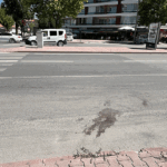 Otomobilin çarptığı bisikletlinin hayatını kaybettiği kaza kamerada