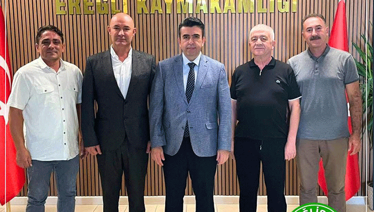 Ereğlispor yönetimimizden kaymakam Eren’e ziyaret