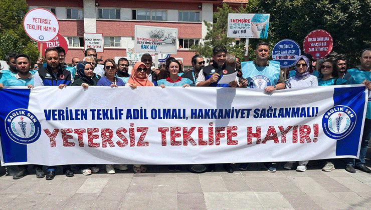 Sağlık-Sen Konya Şubesi’nden zam teklifine sert tepki