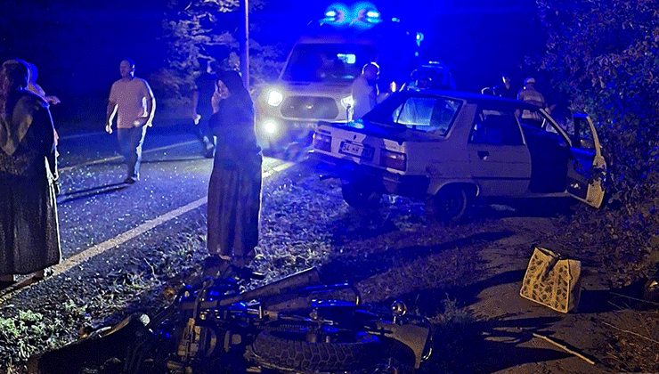 Sakarya’da otomobil ile motosiklet çarpıştı: 1 ölü, 1 yaralı