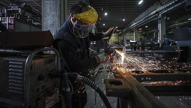 Sanayi üretim endeksi yıllık bazda yüzde 8,3 arttı