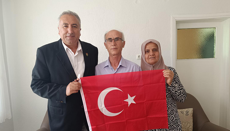 Seydişehir’de Kıbrıs gazisine ziyaret