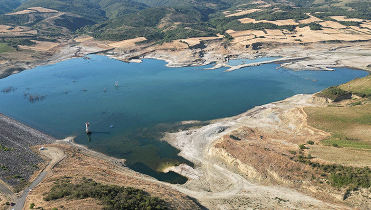 Tekirdağ’da barajlarda doluluk oranı yüzde 1’in altına düştü