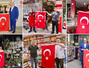 Ümraniye’de 40 bin Türk bayrağı dağıtılıyor