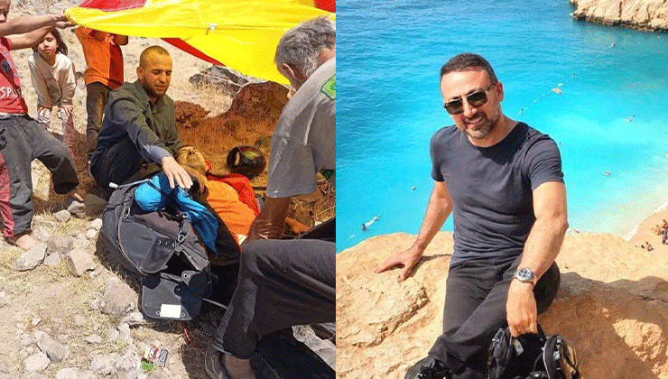 Düşüp ölen yamaç paraşütü pilotuna ilk müdahaleyi köylüler yapmış