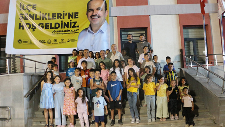 Yunak’ta Büyükşehir şenlik coşkusu