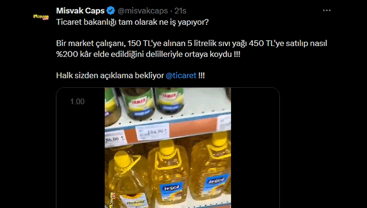 %200 kar elde edilen ayçiçek yağı satışına cevap geldi