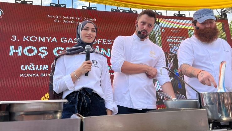 3. Konya GastroFest’te MasterChef üçlüsü Konyalılarla buluştu