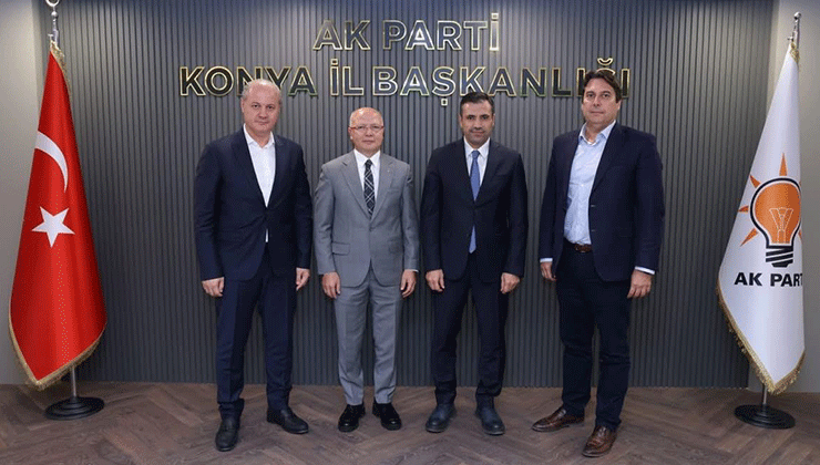 AK Parti Heyetinden Konya İl Başkanlığına ziyaret