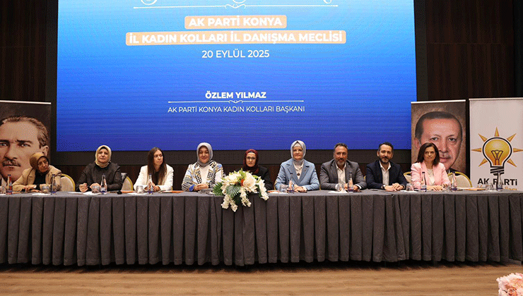 AK Parti Konya İl Kadın Kolları Danışma Meclisi toplantısı yoğun katılımla gerçekleştirildi