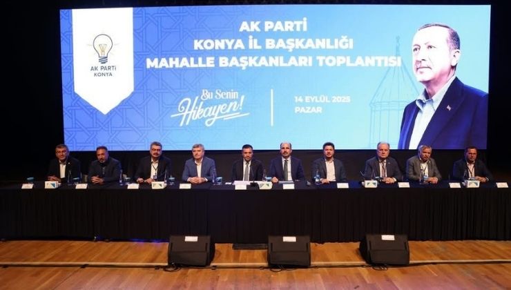 AK Parti Konya’dan mahalle başkanları toplantısı